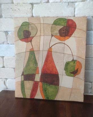 Quadro Cartapietra Bonisoli dipinto a mano