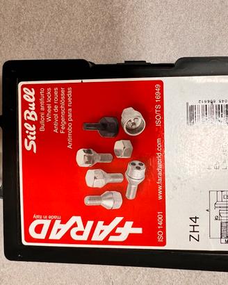 Set Bulloni Antifurto per Ruote Auto