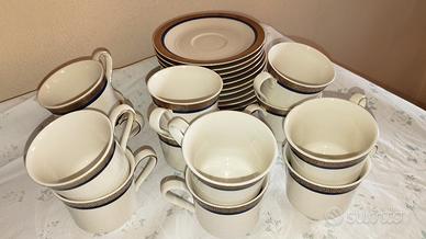 Servizio da caffè vintage in porcellana X 12 p.