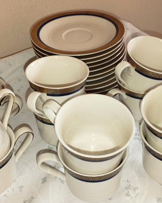 Servizio da caffè vintage in porcellana X 12 p.