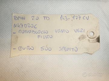 Monoblocco usato verificato per bmw 2.0 td n47d20c