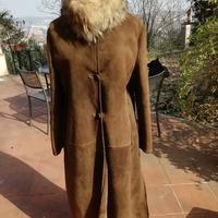 cappotto lungo shearling 
