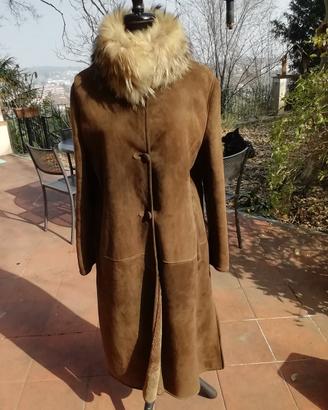 cappotto lungo shearling 