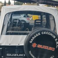 tela cappottina soft top bianca samurai sj