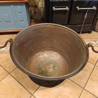 GRANDE ANTICO PAIOLO IN RAME 8 Kg 