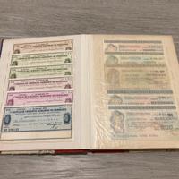 Collezione 94 mini assegni italia anni 70