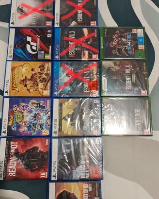 Giochi ps5 e Xbox serie x  nuovi e come nuovi 