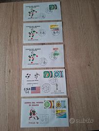 Collezione filatelica e altro Mondiali Italia 90