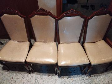 4 sedie da soggiorno