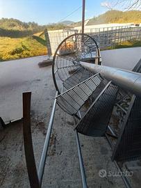 Scala a chiocciola in ferro