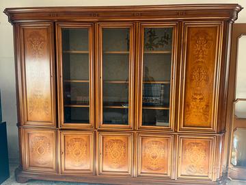 libreria e scrivania stile classico 