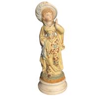 Figurina in bisquit policroma