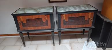 Comodini anni 50-60 e cassettiera