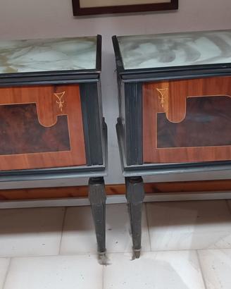 Comodini anni 50-60 e cassettiera