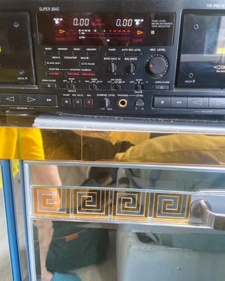 Doppia piastra sony top del vintage