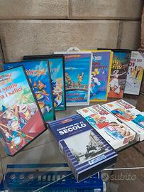 collezione lotto 10 vhs film Disney vari titoli 