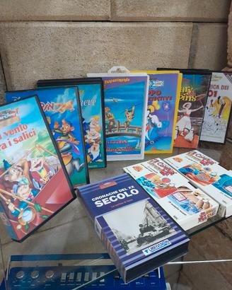collezione lotto 9 vhs film Disney vari titoli 