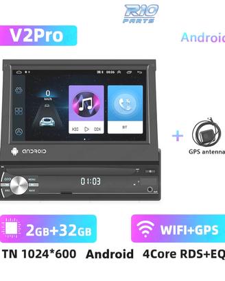 RADIO GPS ANDROID 1DIN TATTILE GPS