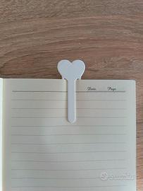 2 segnalibri a cuore
