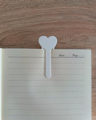 segnalibro a cuore