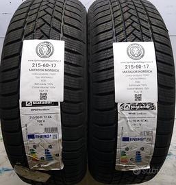2 GOMME 215 60 17 MATADOR A73401