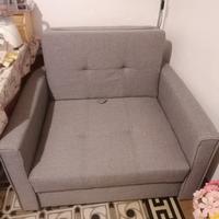 poltrona letto con contenitore 