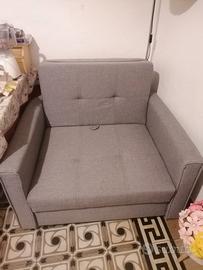 poltrona letto con contenitore 