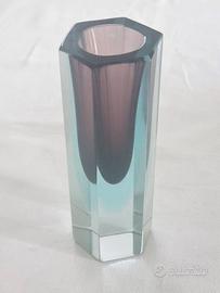 Vaso Murano vintage in vetro sommerso anni '50