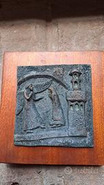 Bassorilievo in bronzo - Annunciazione