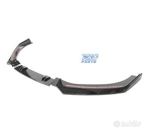 SPOILER LIP PER AUDI A4 B9 16- LOOK RS4 NERO