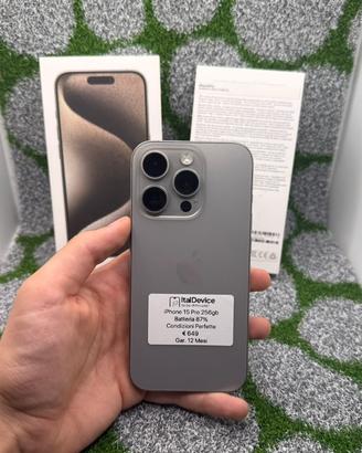 IPhone 15 Pro 256gb Natural - Garanzia 12 Mesi