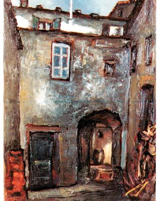 Pietro Rosa "Paesaggio in Val di Vara"