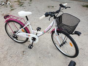 Bicicletta City Bike 24 pollici