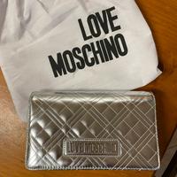 Borsa Love Moschino Clutch Shiny Quilted Originale