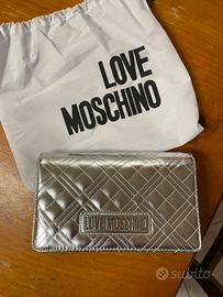 Borsa Love Moschino Clutch Shiny Quilted Originale