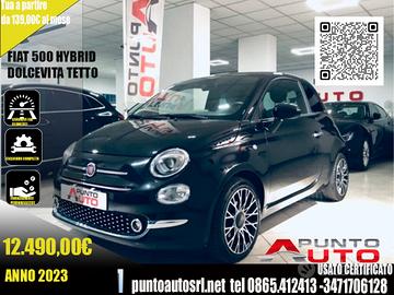 Fiat 500 1.0 Hybrid Dolcevita tetto- quadro digita
