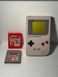 Game Boy Classic DMG-01 + Pokémon Rosso e Marble 