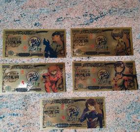 Golden Ticket Biglietti dorati di vari Anime