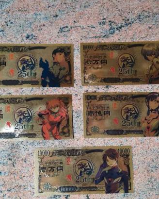 Golden Ticket Biglietti dorati di vari Anime