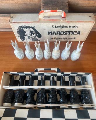 Set Scacchi amari Mignon in vetro Marostica Rivoli