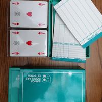 Cofanetto carte da gioco Banca Pop.Intra