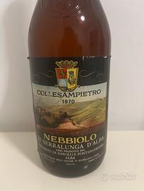 Vino vintage 1970 NEBBIOLO DI SERRALUNGA
