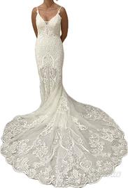 Abito da sposa a sirena Loretta Italia LR2133