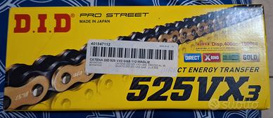 Catena moto d.i.d 525vx3