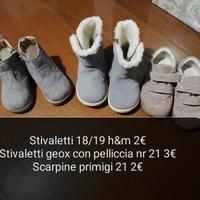 scarpe bambina dal 19 al 21 invernali