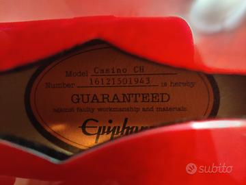 Epiphone Casino Cherry