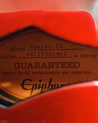 Epiphone Casino Cherry