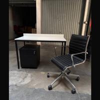 Set SCRIVANIA ufficio casa completo + SEDIA PELLE