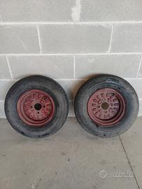 Ruote per carrello 145R10 4 fori.