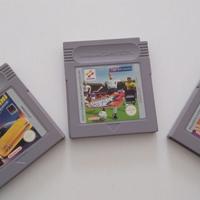 Tris di giochi per Gameboy
